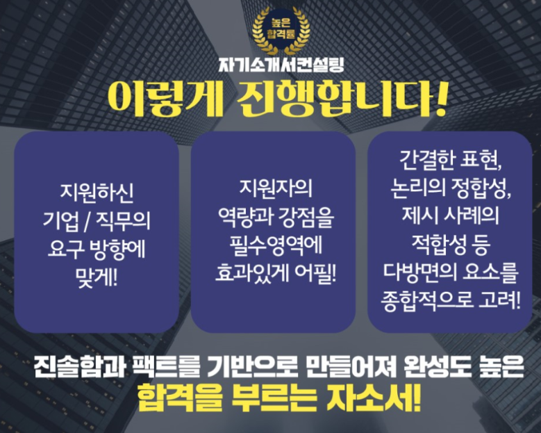 전문가소개 20 자소서컨설팅 – 잡코리아 사람인 자소설닷컴 / 첨삭 대필 합격후기 - 전문가소개 - 19